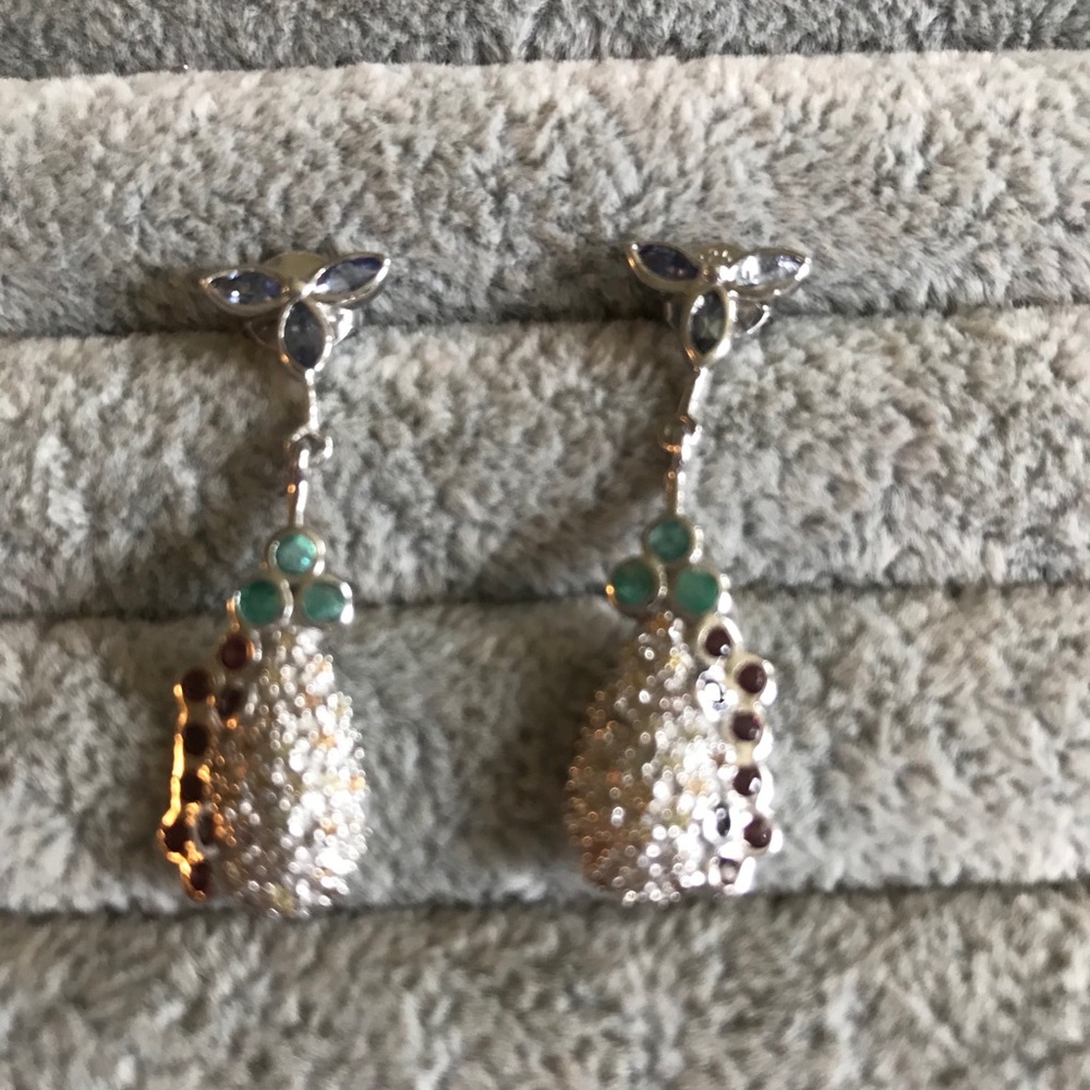 Solid Sterling Silver Earrings - image 2